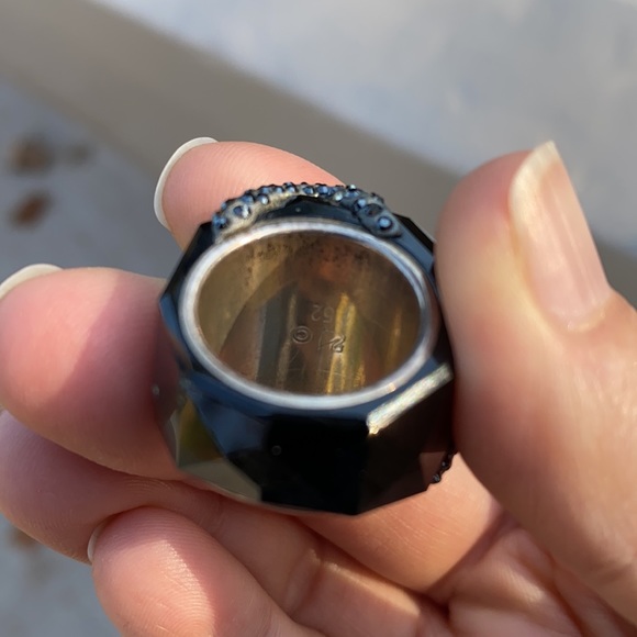 Rare Nirvana Swarovski ring with Crystals - Picture 4 of 8
